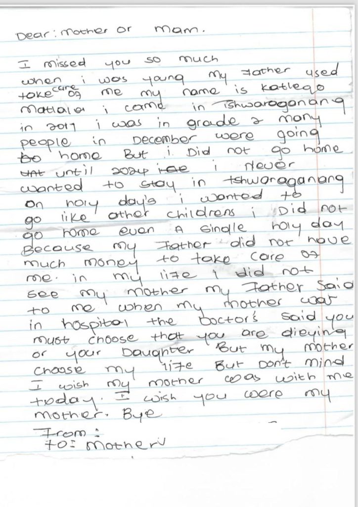 Letter - Testimonial